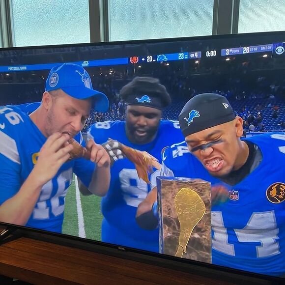 Detroit Lions Womens Zipper Hooded NFL Football Hoodie Fleece Sweatshirt Jacket - Picture 6 of 6